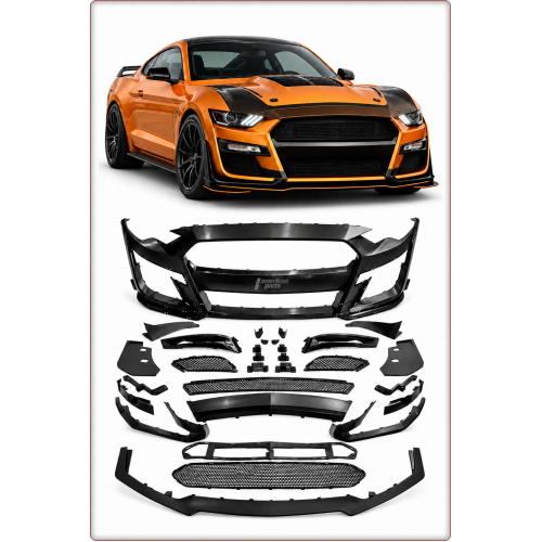 KIT PARAURTI ANTERIORE COMPLETO – FORD MUSTANG 2018–2023 STILE GT500