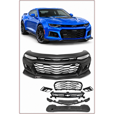 PARAURTI ANTERIORE COMPLETO PER CHEVROLET CAMARO 2016 - 2018 STILE ZL1 !! -10% !...