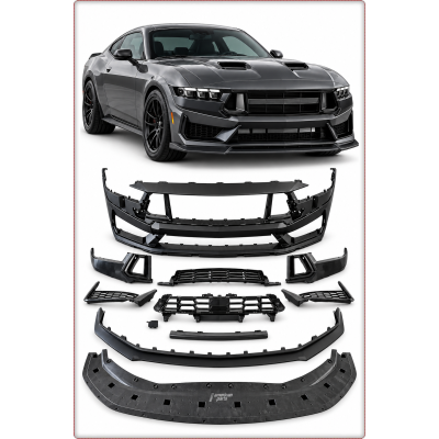 PARE-CHOCS AVANT COMPLET POUR FORD MUSTANG 2023 - 2026 STYLE DARK HORSE