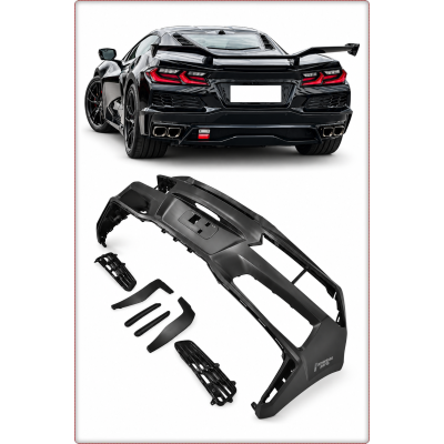 PARE-CHOCS ARRIÈRE COMPLET – CHEVROLET CORVETTE C8 2020–2025 STINGRAY