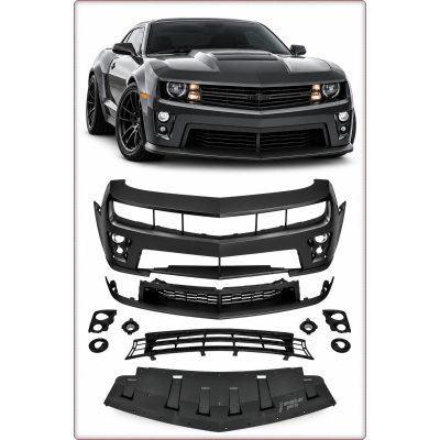 PARAURTI ANTERIORE COMPLETO CON LUCI PER CHEVROLET CAMARO 2010 - 2013 STILE ZL1