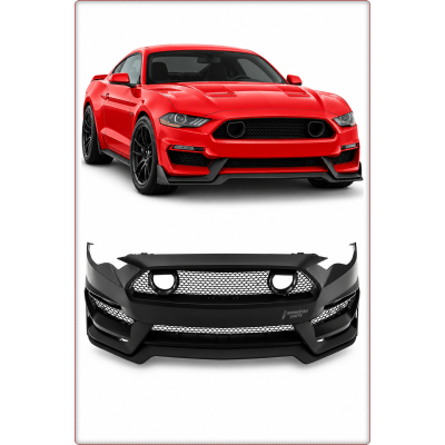 PARAURTI ANTERIORE COMPLETO CON INDICATORI DI DIREZIONE PER FORD MUSTANG 2018 - ...