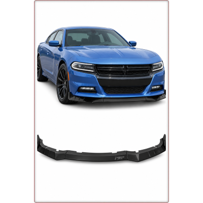 SPOILER INFERIORE ANTERIORE PER DODGE CHARGER 2015 - 2023 V2 STILE OPACO