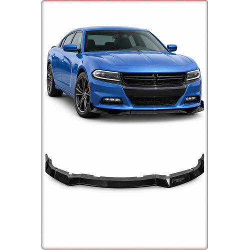 CHIN SPOILER – DODGE CHARGER 2015–2023 V2 STYLE GLOSSY