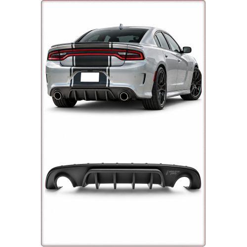DIFFUSORE POSTERIORE PER DODGE CHARGER 2015 - 2023 SRT MP STILE