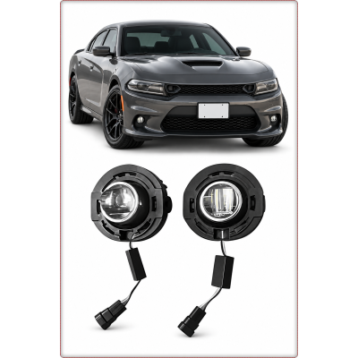 2X FENDINEBBIA PER DODGE CHARGER 2015 - 2023 LED