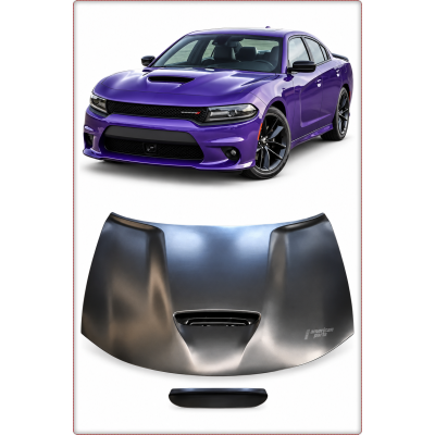 COFANO IN ALLUMINIO PER DODGE CHARGER 2015-2023 SRT DAYTONA STILE