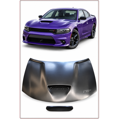 CAPOT MOTEUR ALUMINIUM – DODGE CHARGER 2015–2023 SRT DAYTONA STYLE