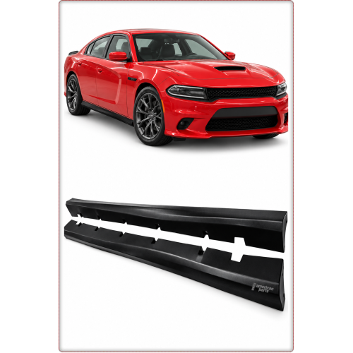 MINIGONNE LATERALI PER DODGE CHARGER 2015 - 2023 SRT STILE / TÜV