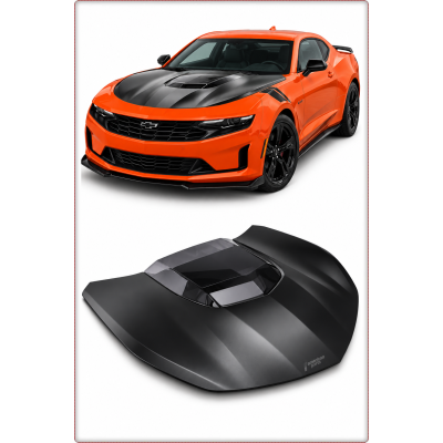 CAPOT MOTEUR ALUMINIUM POUR CHEVROLET CAMARO 2016 - 2024 STYLE LT/RS/SS ZL1