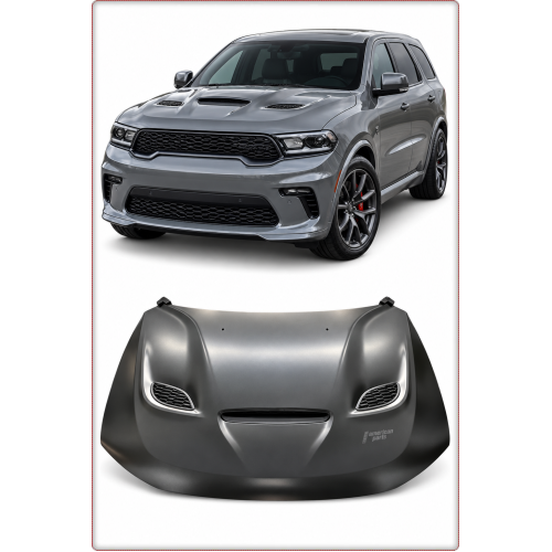 COFANO IN ALLUMINIO – DODGE DURANGO 2014–2024 STILE 2021+
