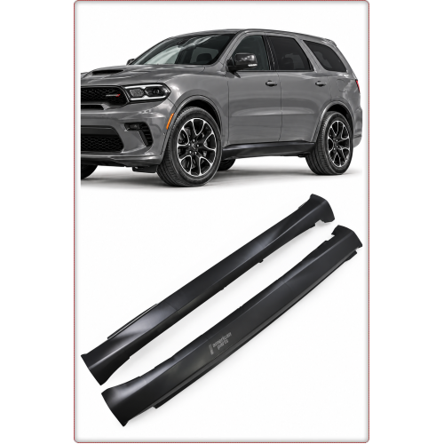 MINIGONNE LATERALI PER DODGE DURANGO 2014 - 2023 SRT HELLCAT 2021+ STILE / TÜV