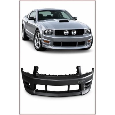 PARAURTI ANTERIORE COMPLETO PER FORD MUSTANG 2005 - 2009 V6 RACER STILE