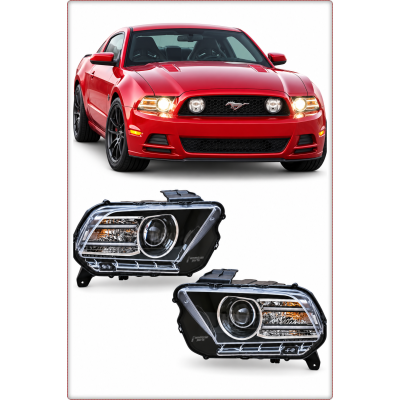 2X FARI ANTERIORI PER JEEP FORD MUSTANG 2013 - 2014 D3S XENON DR3Z13008D DR3Z13008