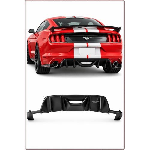 DIFFUSORE POSTERIORE PER FORD MUSTANG 2015 - 2017 HENNESSEY STILE