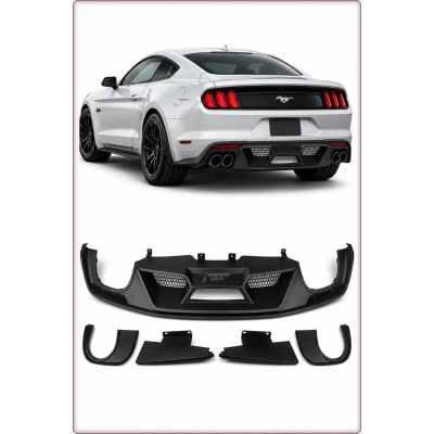 DIFFUSEUR ARRIÈRE / DIFFUSEUR ARRIÈRE POUR FORD MUSTANG 2015 - 2017 GT500 STYLE