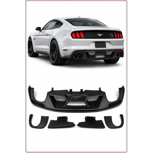 DIFFUSEUR ARRIÈRE / DIFFUSEUR ARRIÈRE POUR FORD MUSTANG 2015 - 2017 GT500 STYLE