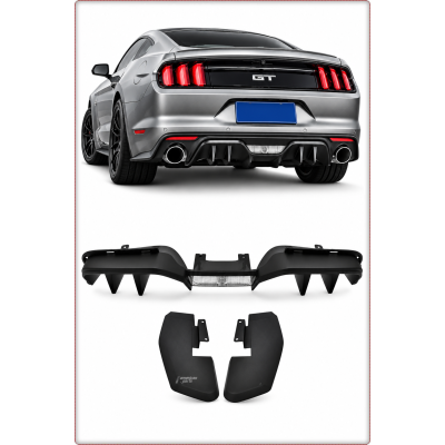 DIFFUSORE POSTERIORE PER FORD MUSTANG 2015 - 2017 R SPEC STILE