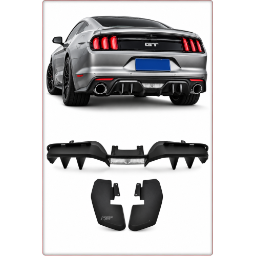 DIFFUSORE POSTERIORE PER FORD MUSTANG 2015 - 2017 R SPEC STILE