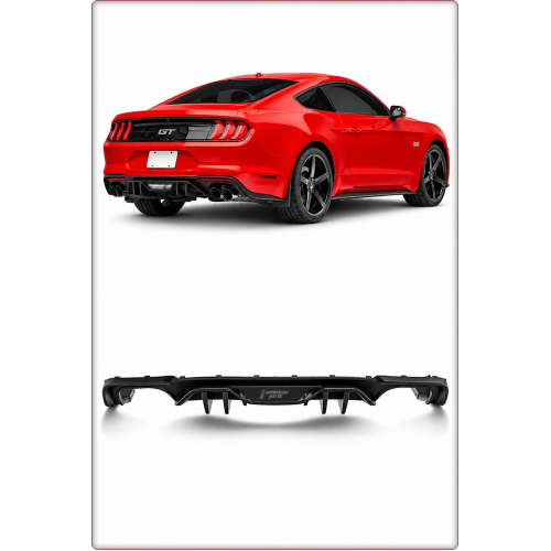 DIFFUSORE POSTERIORE PER FORD MUSTANG 2018 - 2023 MP CONCEPTS STILE