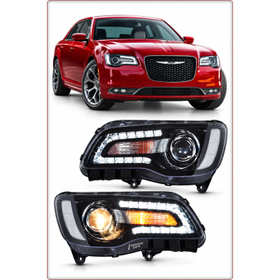 2X FARI ANTERIORI PER JEEP CHRYSLER 300C 2011 - 2025 HB3 + LED / EU