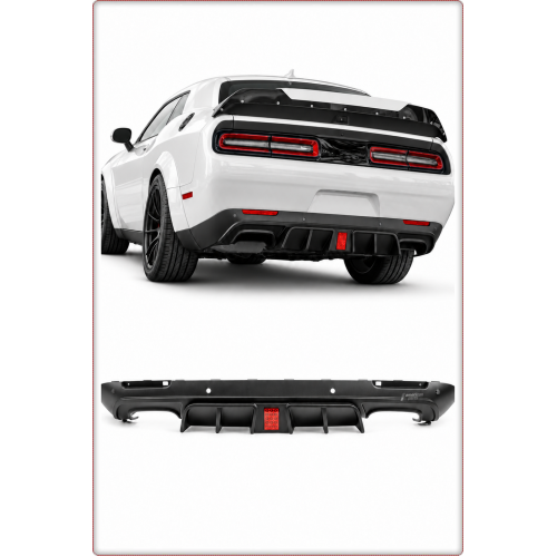 DIFFUSEUR ARRIÈRE / DIFFUSEUR ARRIÈRE AVEC LED – DODGE CHALLENGER 2015–2024