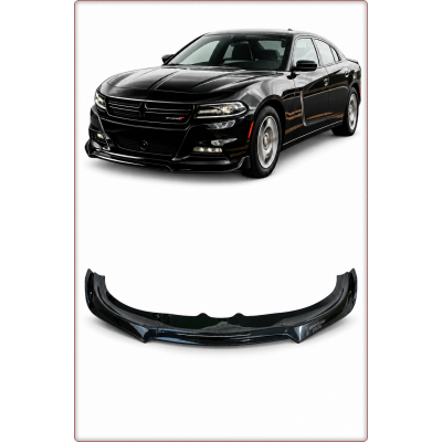 SPOILER INFERIORE ANTERIORE PER DODGE CHARGER 2015 - 2023 V1 STILE LUCIDO