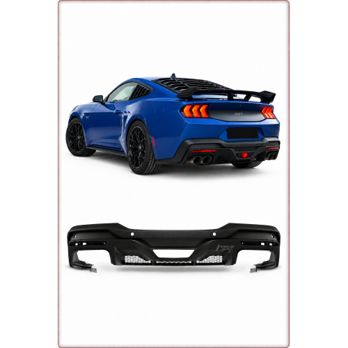 DIFFUSEUR / DIFFUSEUR ARRIÈRE POUR FORD MUSTANG 2024 - 2026 DARK HORSE STYLE