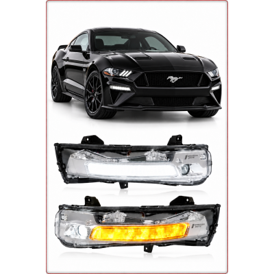 2X DAYTIME RUNNING LIGHT - LED DRL FOR FORD MUSTANG 2018 - 2023