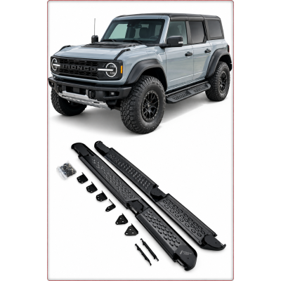 2X STOPNIE BOCZNE DO FORD BRONCO 2021 - 2026 RAPTOR STYL