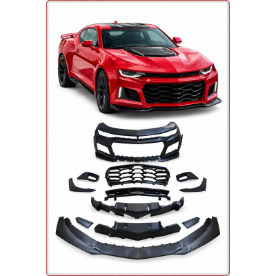 PARAURTI ANTERIORE COMPLETO PER CHEVROLET CAMARO 2016 - 2018 STILE ZL1 / TÜV