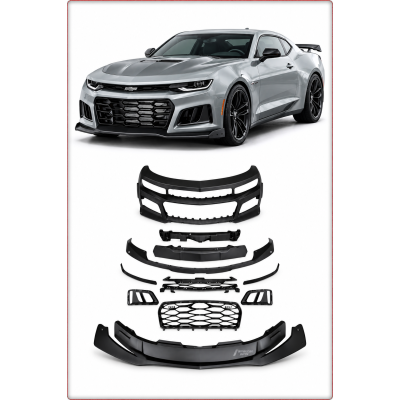 PARAURTI ANTERIORE COMPLETO PER CHEVROLET CAMARO LT LS 2019 - 2023 STILE ZL1 / T...