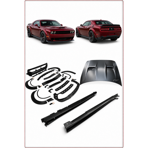 SEUILS DE CAPOT DE PARE-CHOCS – DODGE CHALLENGER 2015–2023 HELLCAT WIDEBODY