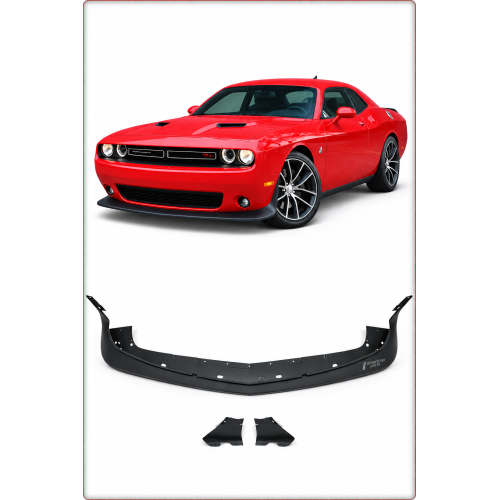 LÉÈVRE AILERON AVANT / MENTON SPOILER POUR DODGE CHALLENGER 2015 - 2023