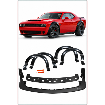 WIDEBODY / KOTFLÜGELVERBREITERUNG FÜR DODGE CHALLENGER 2015 - 2023
