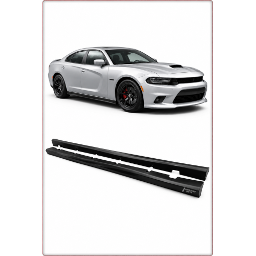 MINIGONNE LATERALI PER DODGE CHARGER 2015 - 2023 SRT STILE / TÜV