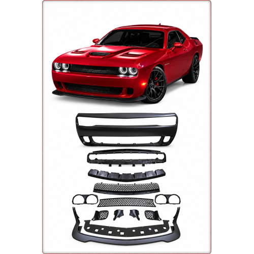 Pare choc avant complet pour dodge challenger 2015 - 2024 srt style hellcat
