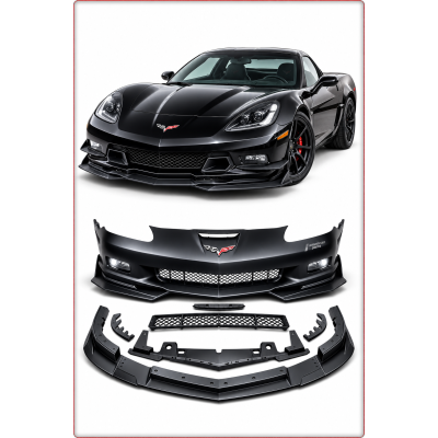 PARAURTI ANTERIORE COMPLETO PER CHEVROLET CORVETTE 2005 - 2013 OE STILE