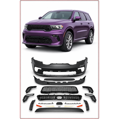 PARAURTI ANTERIORE COMPLETO PER DODGE DURANGO 2014 - 2026 2021+ STILE SRT HELLCA...