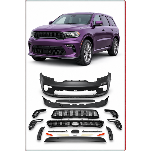 Pare choc avant complet pour dodge durango 2014 - 2026 2021 + SRT Hellcat STIL