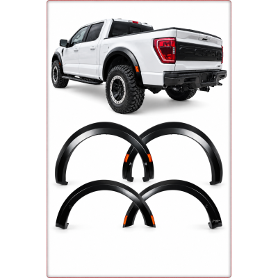 ALLARGAMENTI PARAFANGHI ANTERIORI E POSTERIORI – FORD F-150 2021–2025 RAPTOR STI...