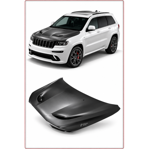 COFANO IN ALLUMINIO – JEEP GRAND CHEROKEE 2014–2021 TRACKHAWK SRT STILE