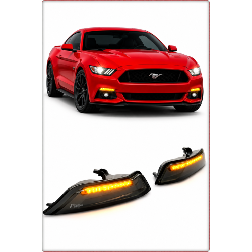 2 × LUCE DIURNA - LED DRL – FORD MUSTANG 2015–2017