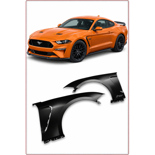 2 × AILE AVANT ALUMINIUM – FORD MUSTANG 2018–2023 GT350 STYLE