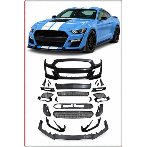 PARE-CHOCS AVANT COMPLET – FORD MUSTANG 2015–2017 GT500 STYLE / CONTRÔLE