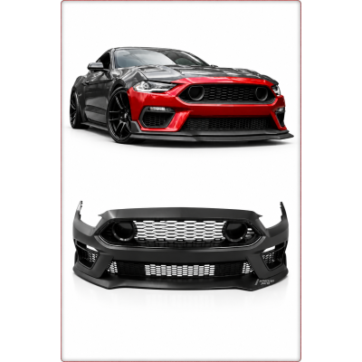 PARAURTI ANTERIORE COMPLETO PER FORD MUSTANG 2015 - 2017 MACH1 2021+ STILE / TÜV