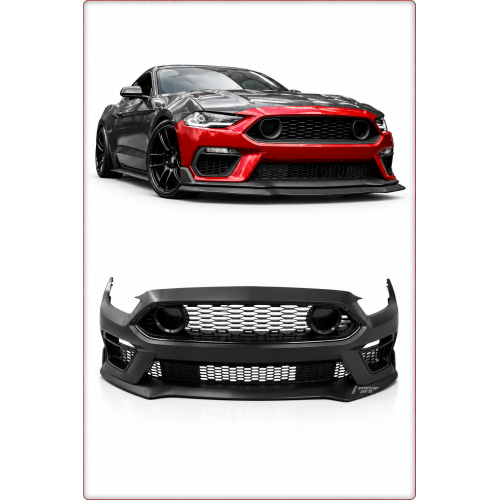 Pare-chocs avant complet pour Ford Mustang 2015 - 2017 Mach1 2021 + style