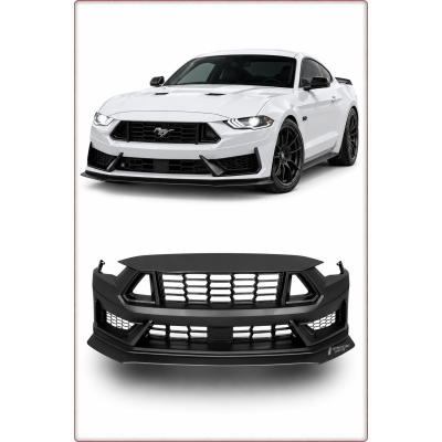 PARAURTI ANTERIORE COMPLETO PER FORD MUSTANG 2018 - 2023 STILE DARK HORSE / TÜV