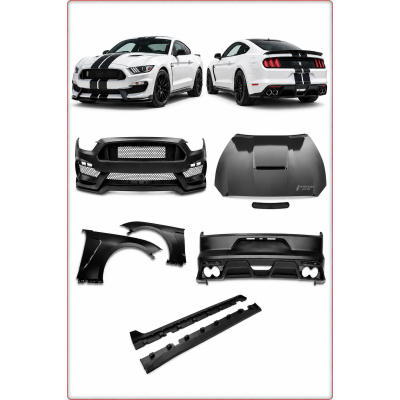 1:1 BODY KIT — PARAURTI E COFANO PER FORD MUSTANG 2015 - 2017 STILE GT350