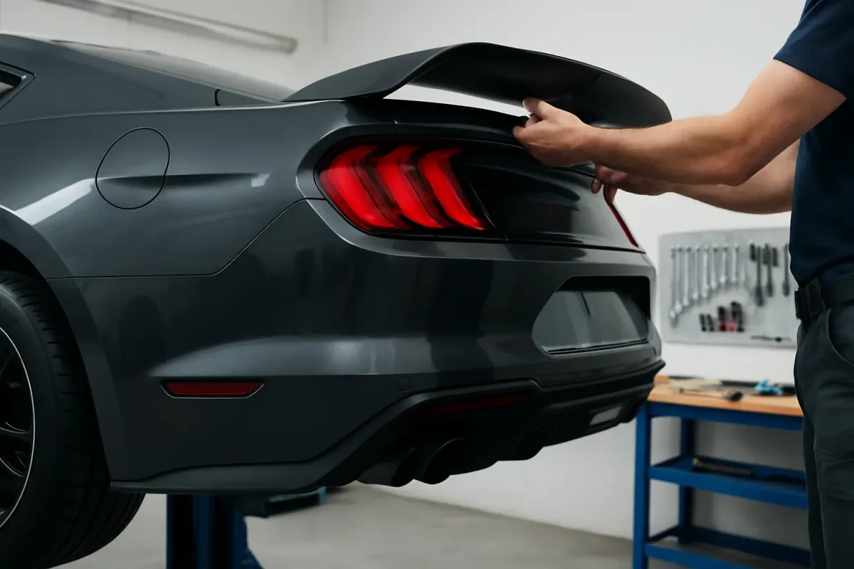 Rear spoilers & wings for US-Cars: selection and installation